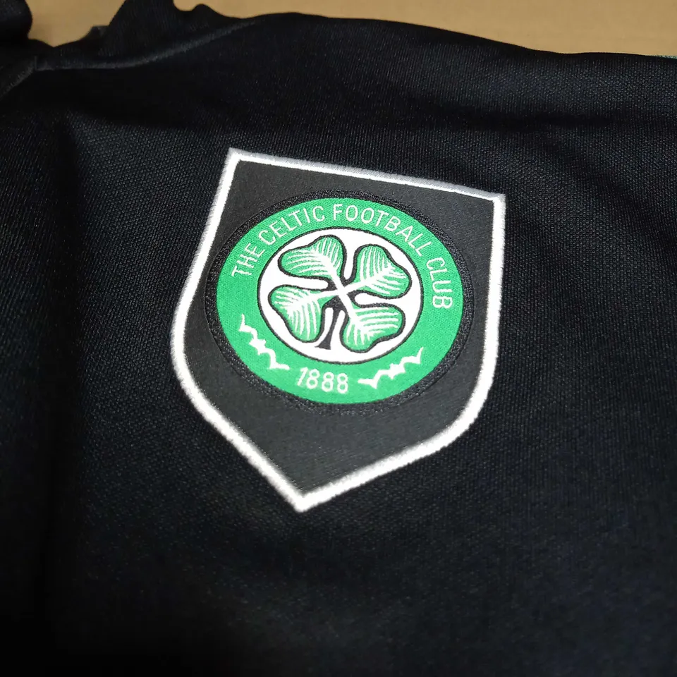 ADIDAS CELTIC FC TRACKSUIT JACKET - BLACK/GREEN/WHITE - UK 2XL