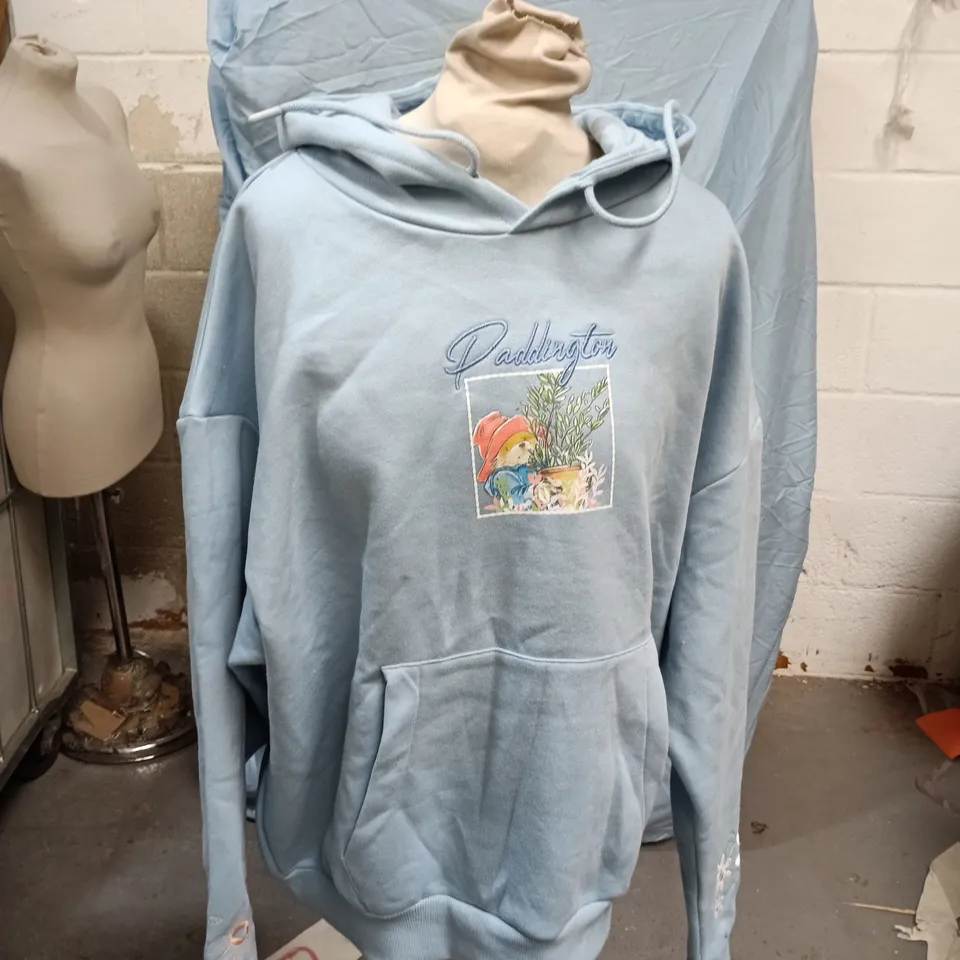 Paddington Bear Hoodie – Light Blue, Size M