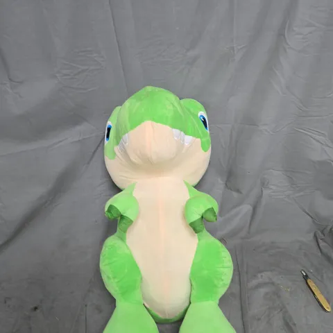 LARGE GREEN DINOSAUR PLUSH TOY