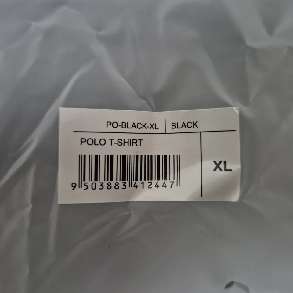 BUILT DIFFERENT MEN'S BLACK POLO SHIRT – XL (UK)