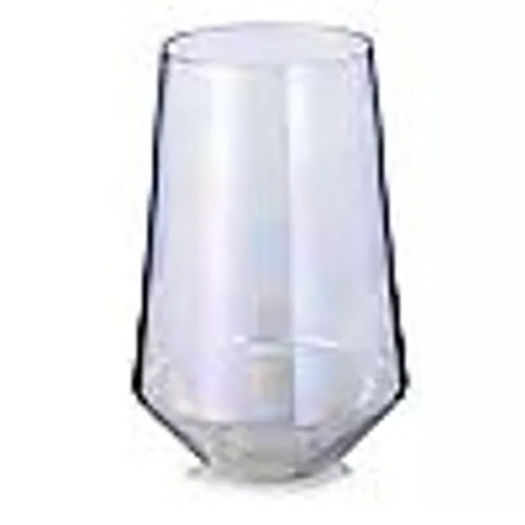 LUXENOA IRIDESCENT GLASS VASE