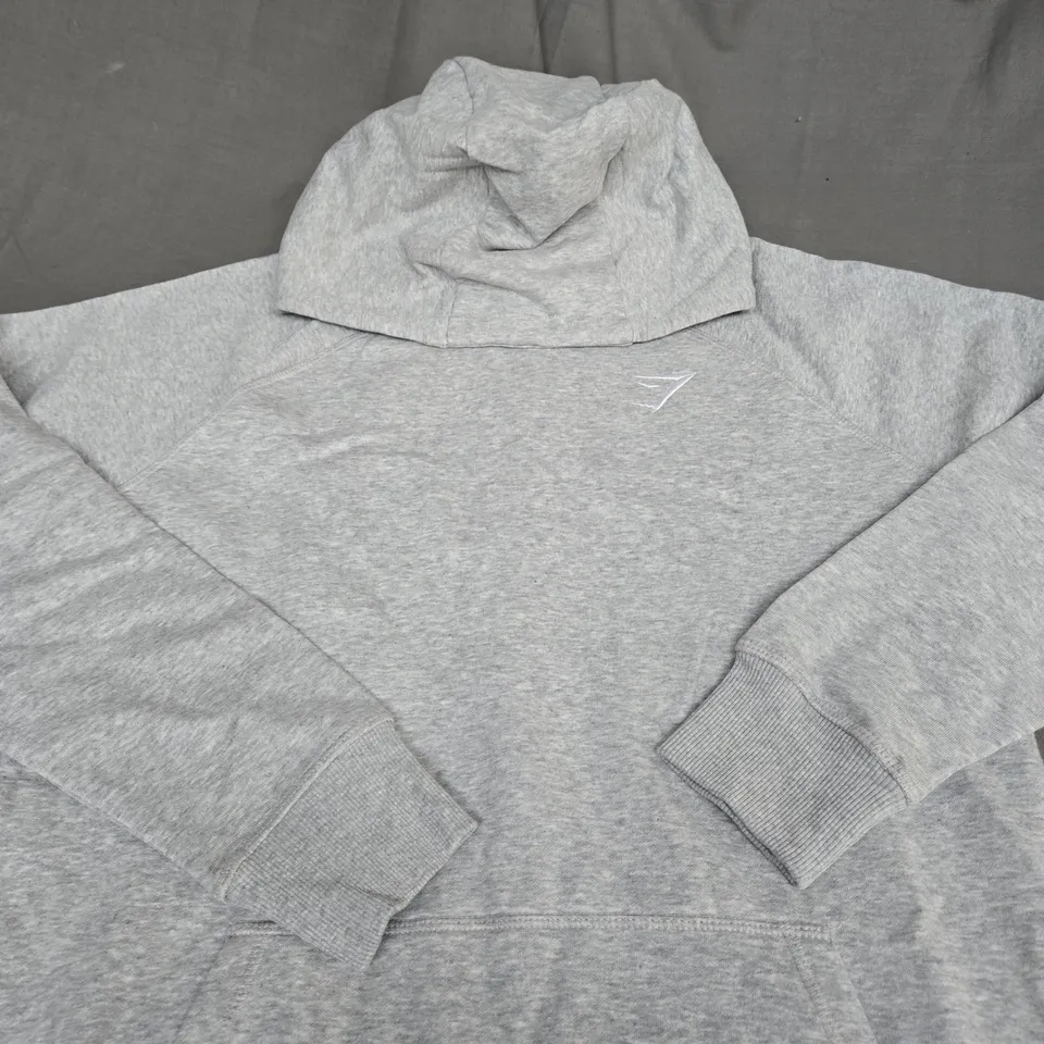 GYMSHARK CREST HOODIE SIZE SMALL