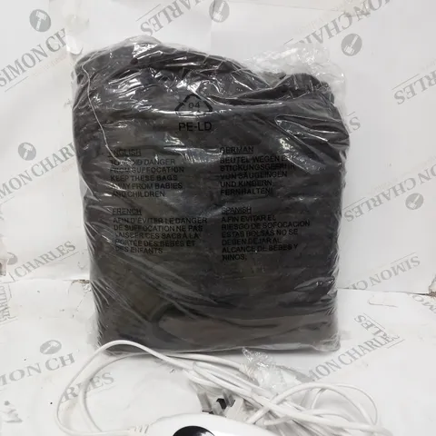 COZEE HOME FAUX FUR HEATED THROW, CHOCOLATE