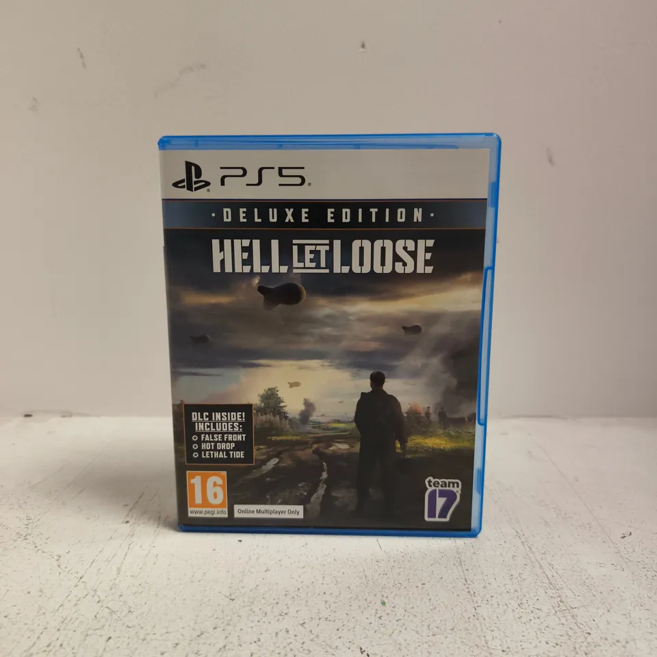 HELL LET LOOSE DELUXE EDITION PLAYSTATION 5 VIDEO GAME