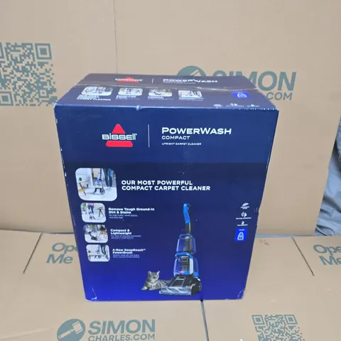 BOXED BISSELL POWERWASH COMPACT UPRIGHT CARPET CLEANER