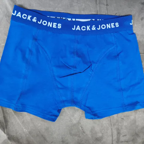 JACK & JONES SOLID TRUNKS IN BLUE SIZE SMALL