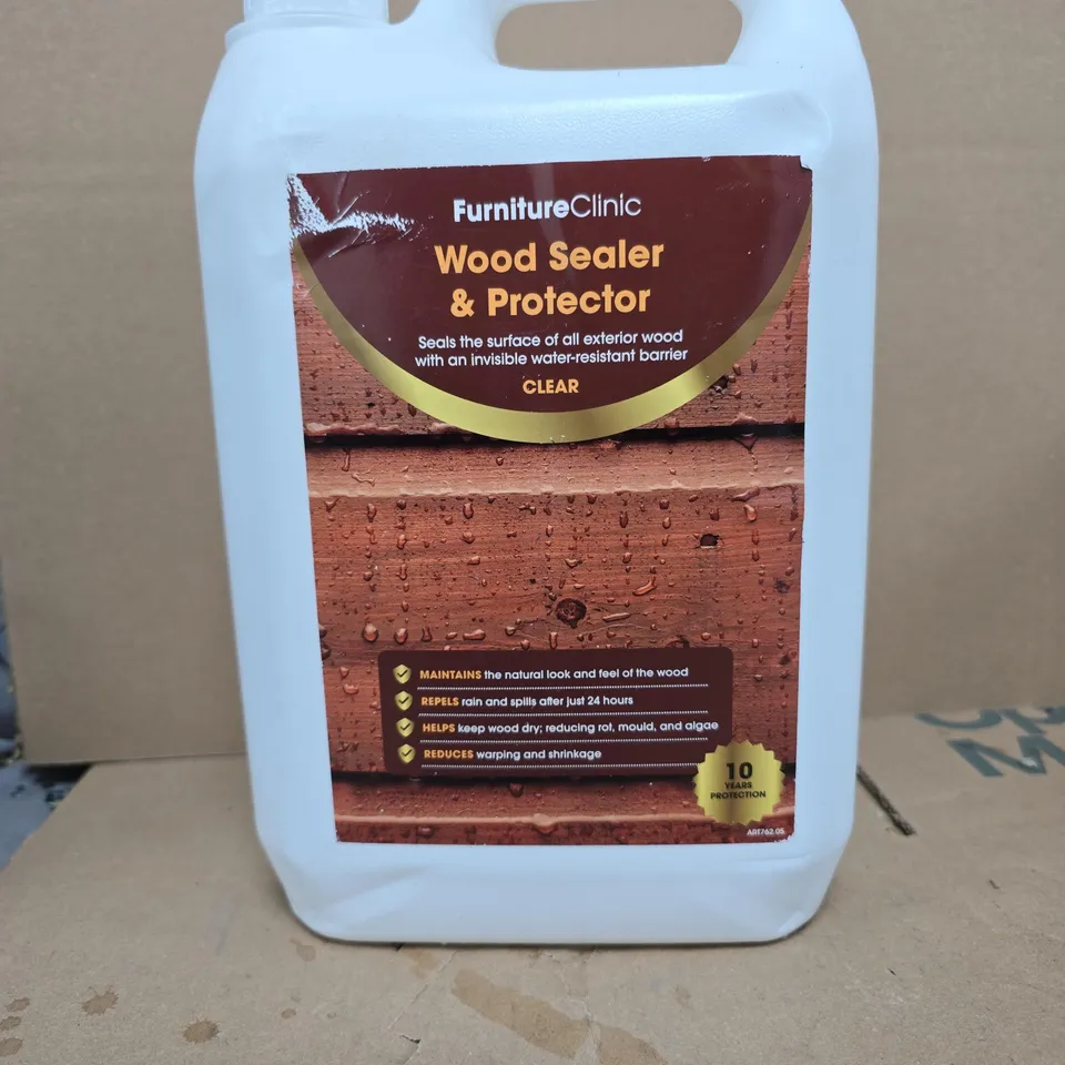 FURNITURE CLINIC WOOD SEALER & PROTECTOR – CLEAR 5L