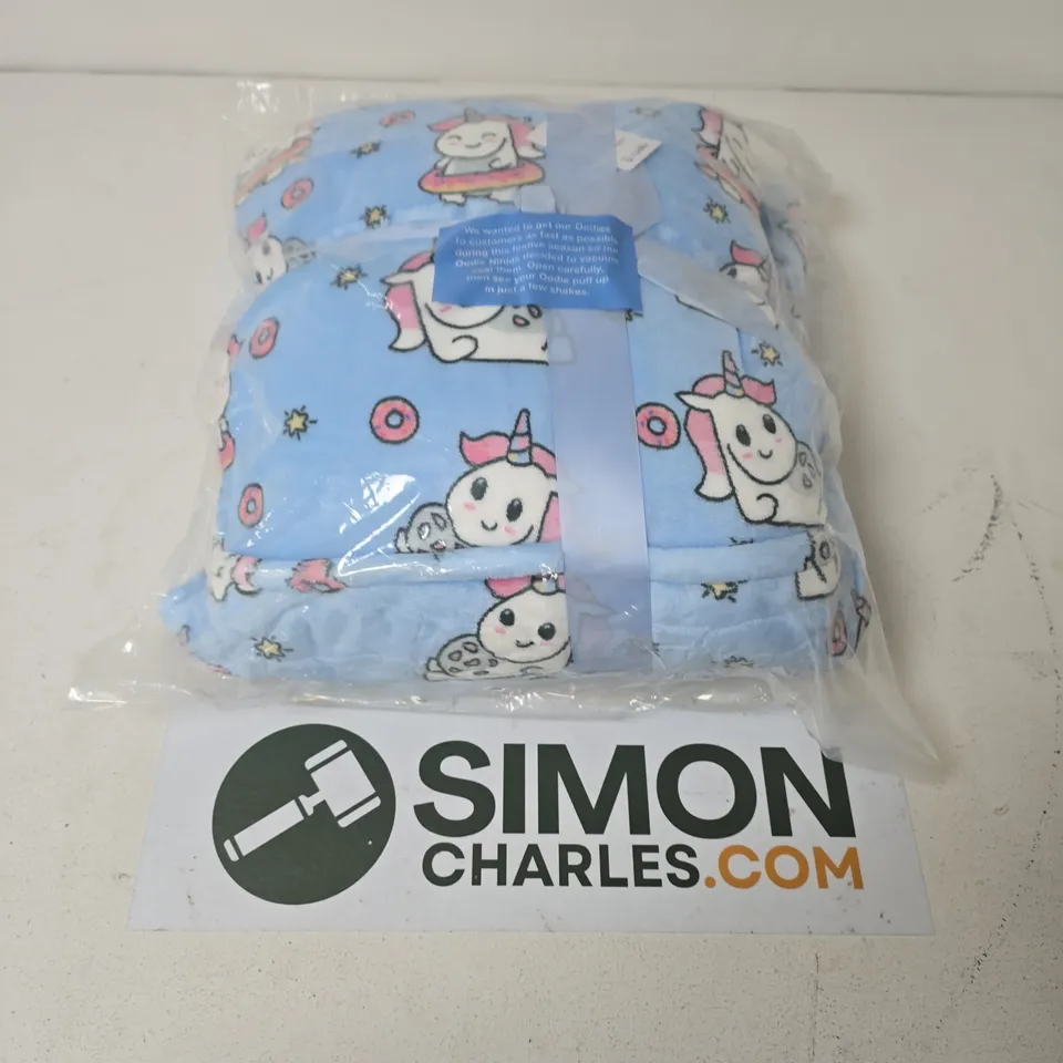 SEALED OODIE OVERSIZED HOODED BLANKET - UNICORN