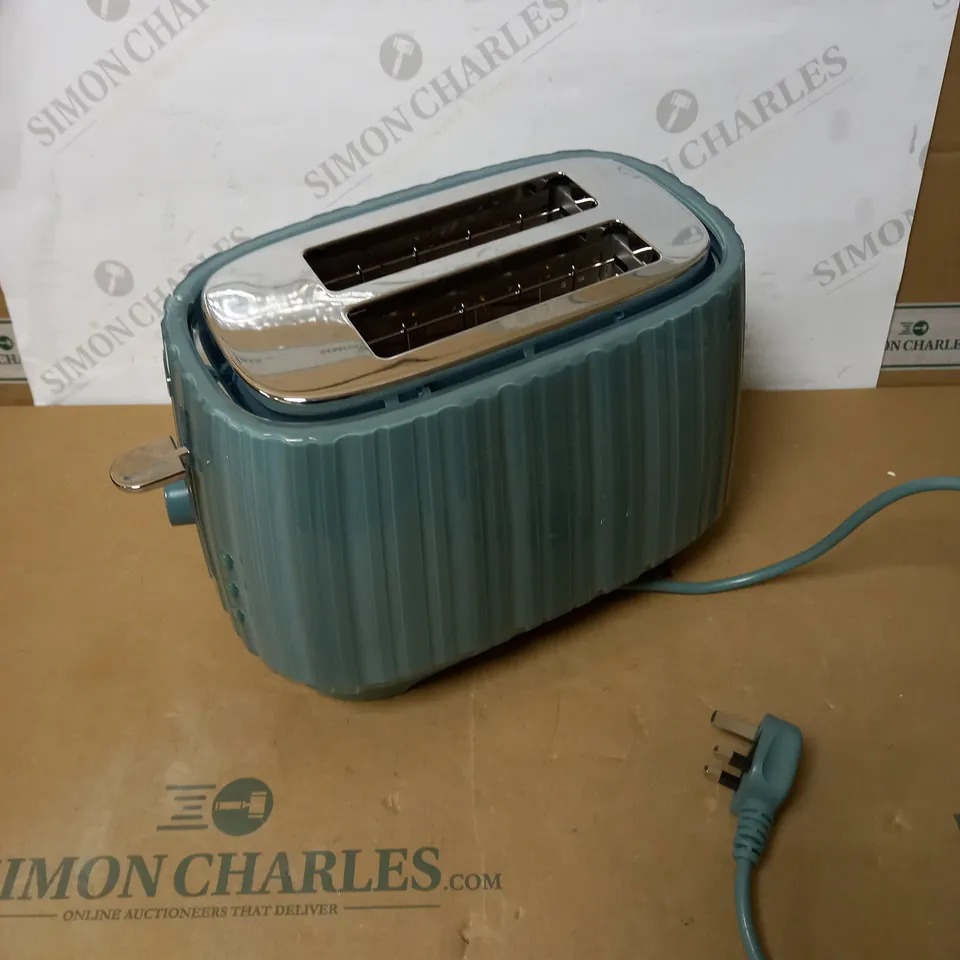 DE'LONGHI BALLERINA 2 SLOT TOASTER, GREEN