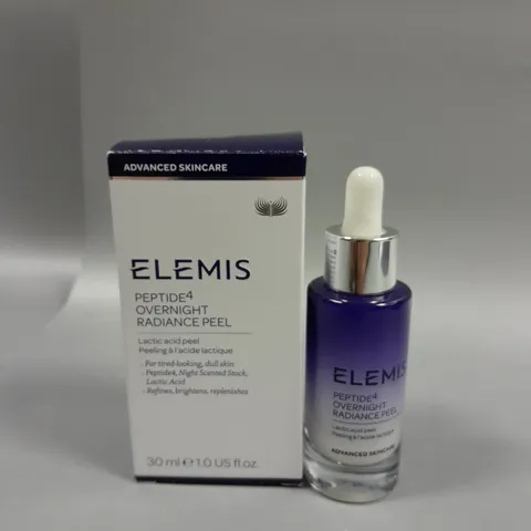 BOXED ELEMIS PEPTIDE4 OVERNIGHT RADIANCE PEEL 30ML