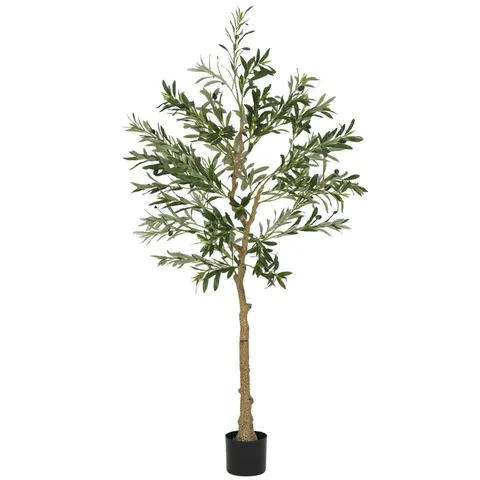 BOXED HOMCOM SILK LEAF ARTIFICIAL OLIVE TREES