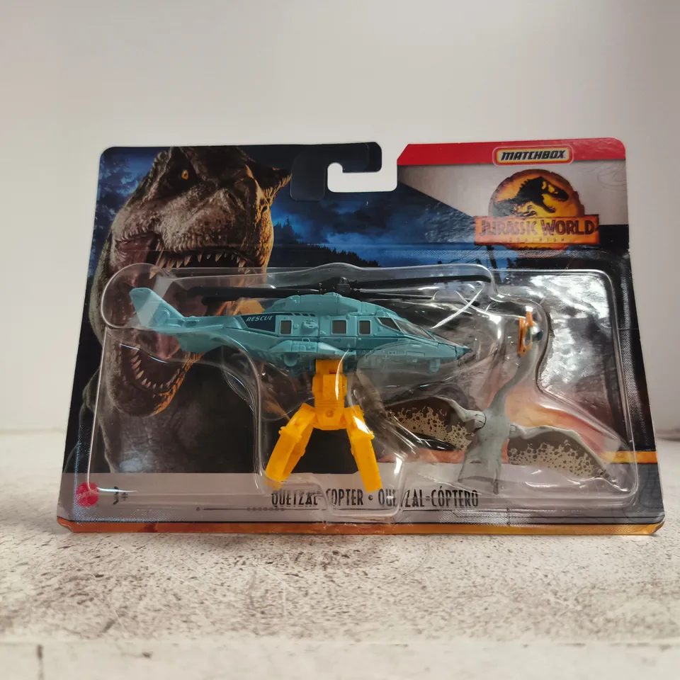 MATCHBOX JURASSIC WORLD RESCUE HELICOPTER 