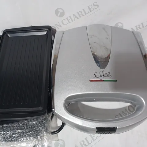 BOXED INDULGENCE BY MISTRAL 4-IN-1 PARTY GRILL WITH REMOVABLE PLATES