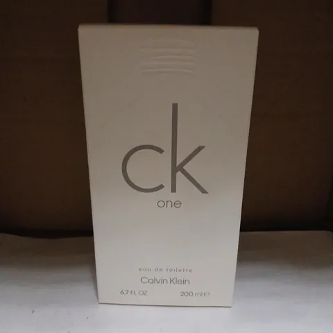 BOXED CALVIN KLEIN ONE EAU DE TOILETTE 200ML