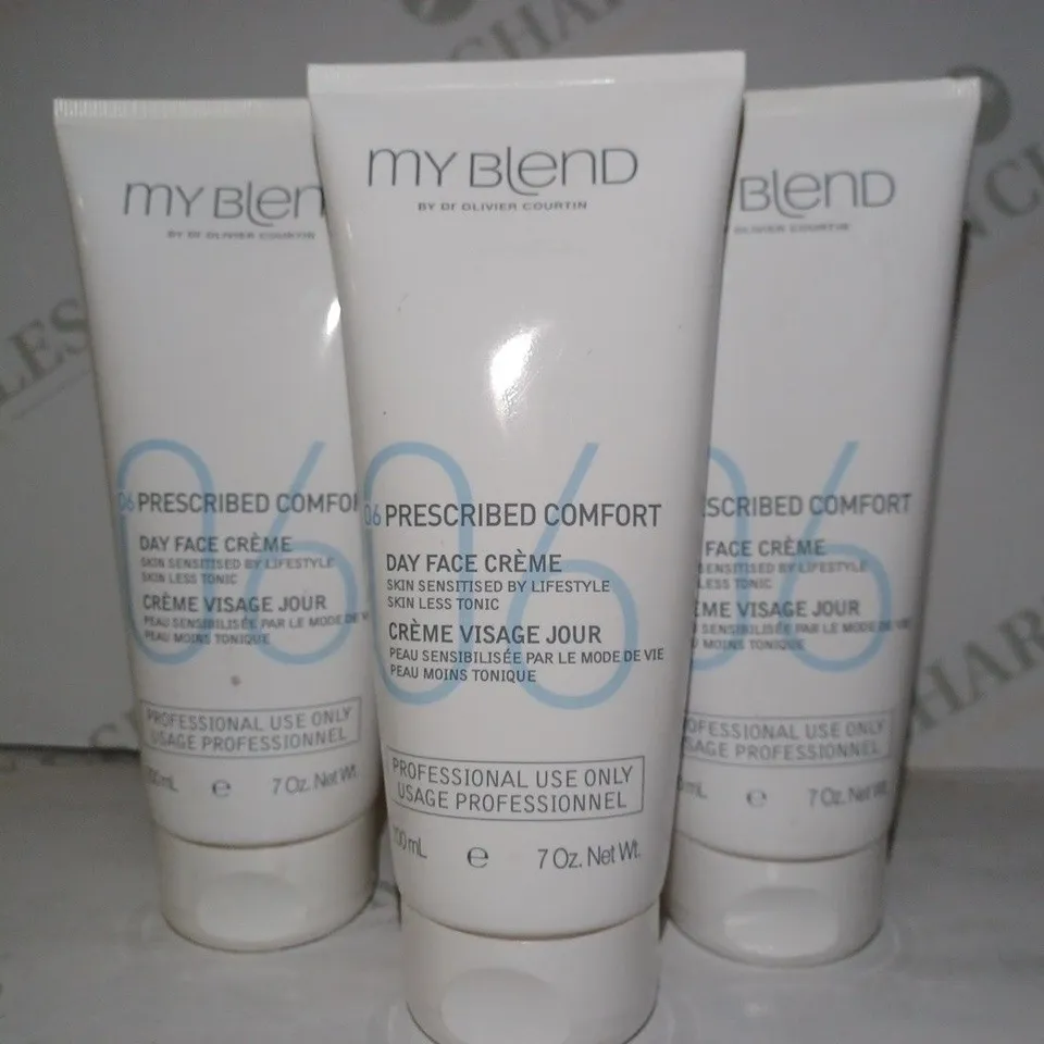 BOX OF APPROX 10 X 200ML MY BLEND 06 COMFORT DAY FACE CREAM