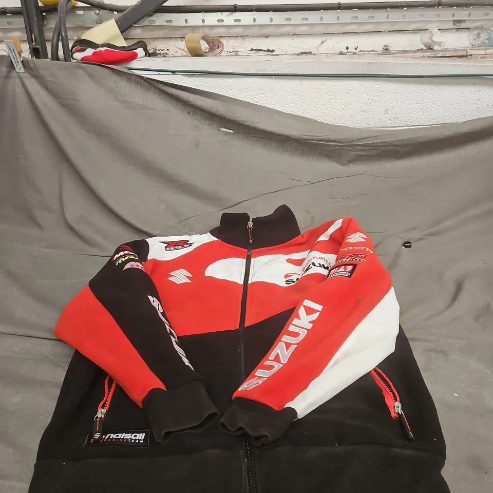 TEAM SUZUKI OFFICIAL MERCHANDISE XS FLEECE ZIP UP 