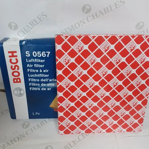 SET OF 2 AIR FILTERS BOSH S 0567 - FEBI CABIN FILTER