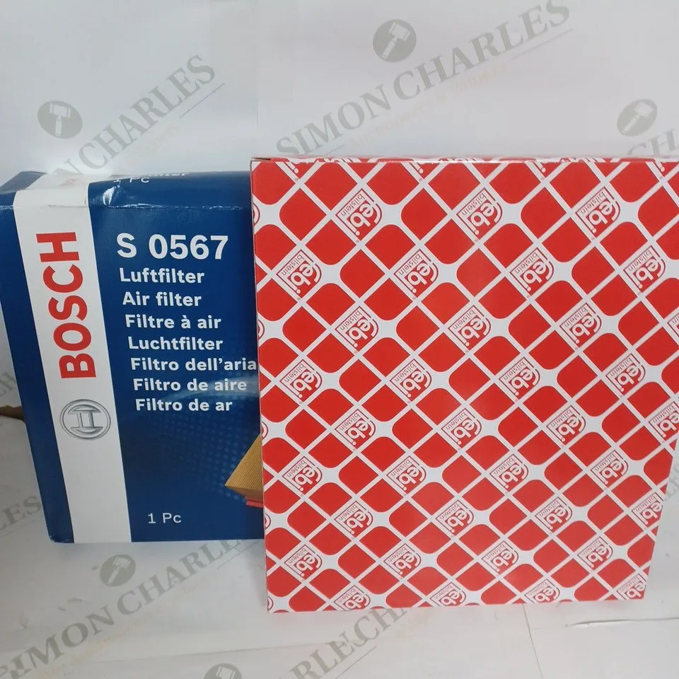 SET OF 2 AIR FILTERS BOSH S 0567 - FEBI CABIN  FILTER 