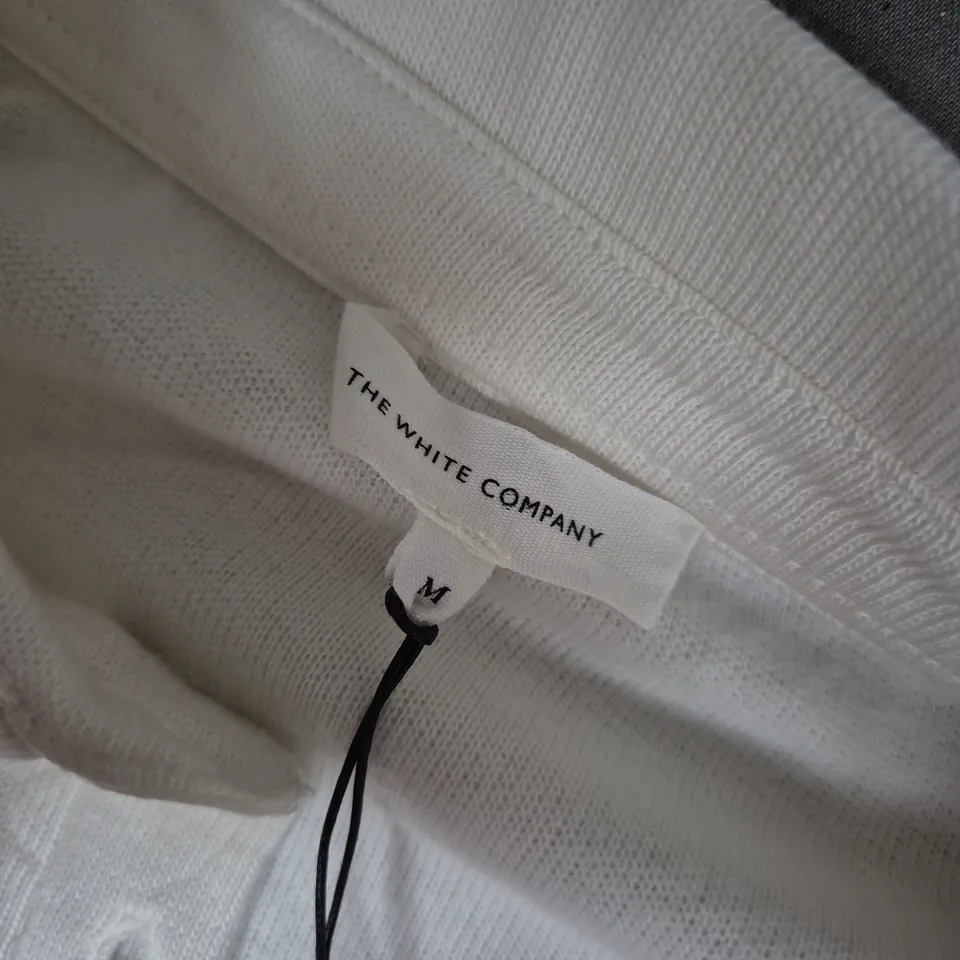 THE WHITE COMPANY ULTIMATE RUGBY SWEATSHIRT – IVORY – UK SIZE MEDIUM (M)