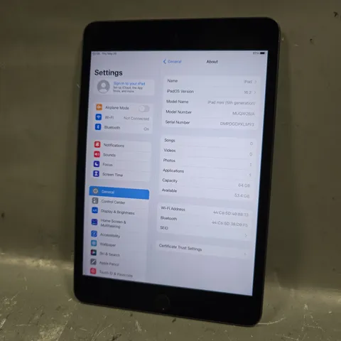 APPLE IPAD MINI 5TH GEN