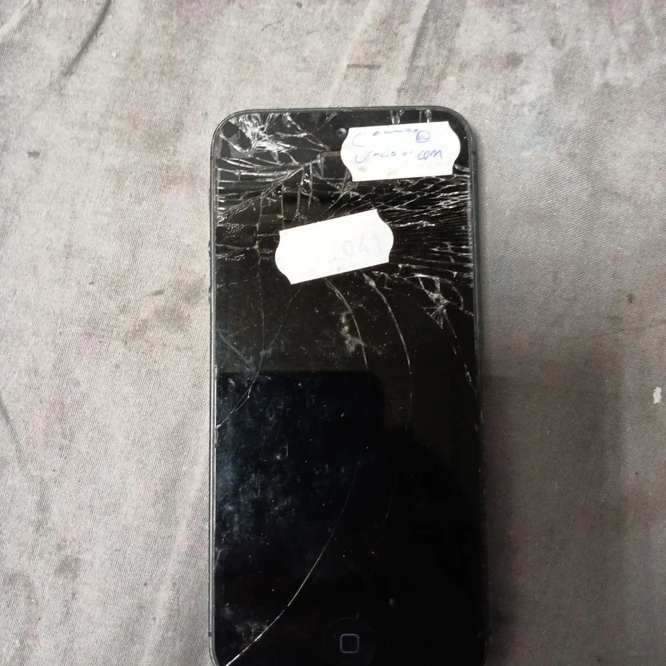 APPLE IPHONE – CRACKED FRONT GLASS; BACK SCRATCHES