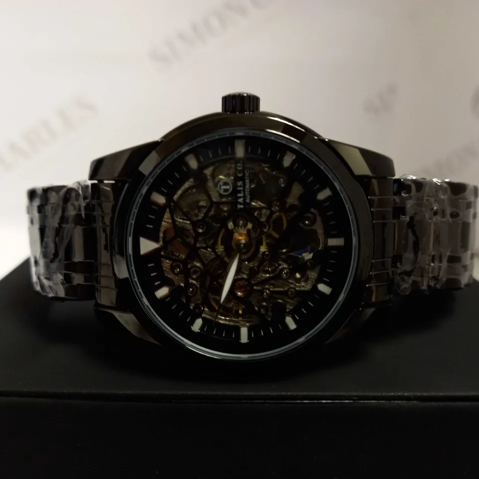 TALIS CO SKELETON DIAL BRACELET STRAP WRISTWATCH RRP £550