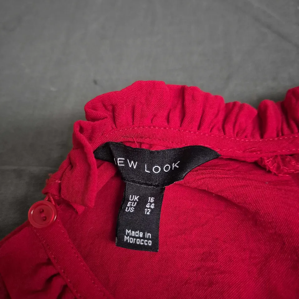 NEW LOOK RED DRESS, UK 16 (EU 44, US 12)