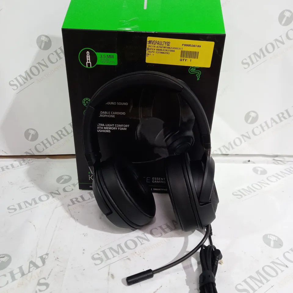 RAZER KRAKEN X LITE WIRED GAMING HEADSET BLACK