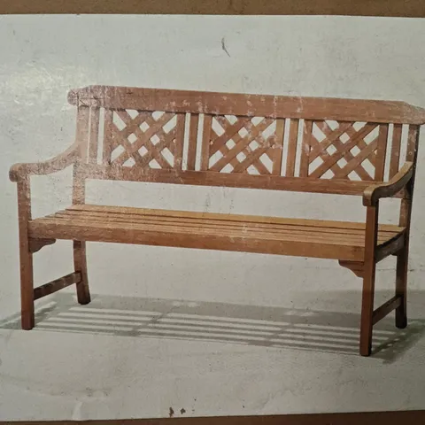 BOXED FENCE 3-SEATER BENCH 