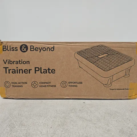 BLISS & BEYOND VIBRATION TRAINER PLATE – COMPACT HOME FITNESS PLATFORM