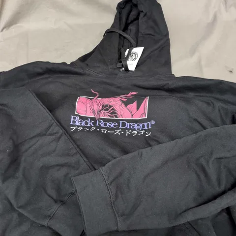 GILDAN BLACK ROSE DRAGON DUEL MODE HOODIE – YU-GI-OH LICENSED