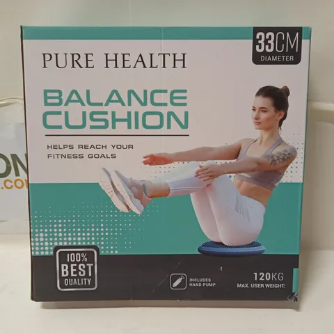 PURE HEALTH BALANCE CUSHION (33 CM) WITH HAND PUMP β BLUE