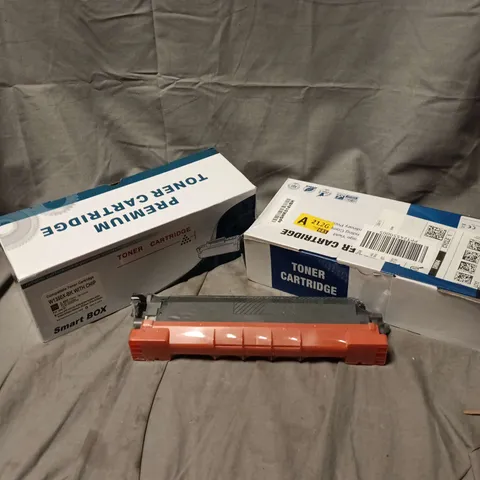 BOX OF APPROXIMATELY 12 ASSORTED TONER AND PRINTER PRODUCTS