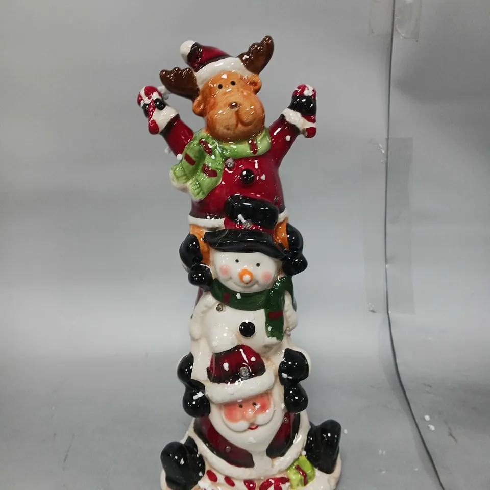 JOLLY SANTA LIGHT UP ORNAMENT RRP £32