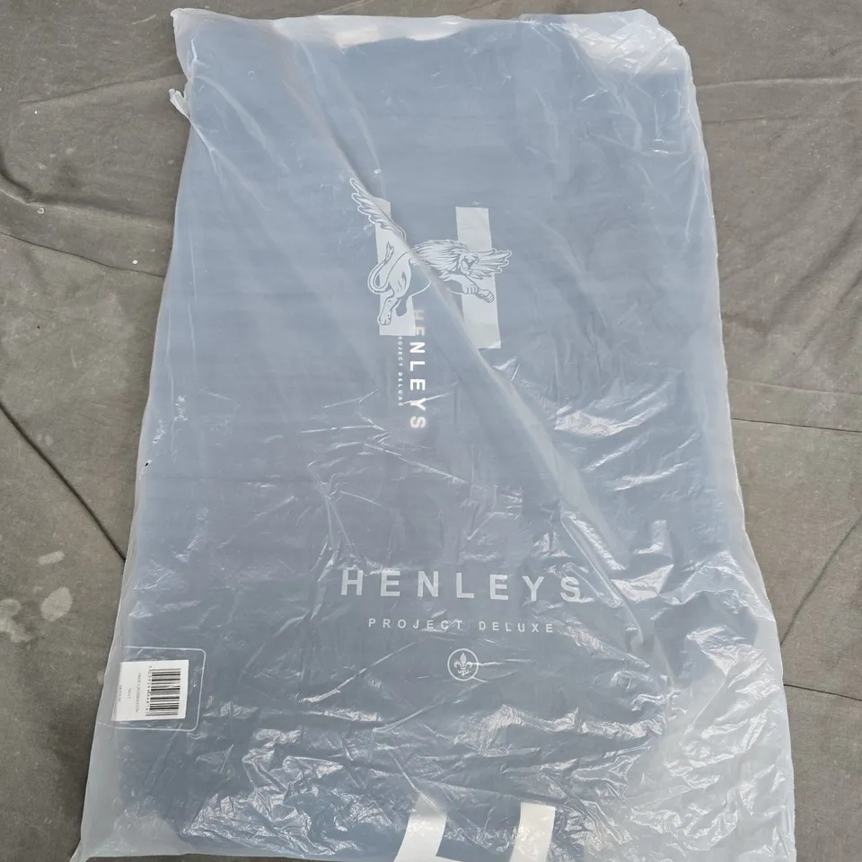 BAGGED HENLEYS HENSLEEVE HOOD IN NAVY - MEDIUM