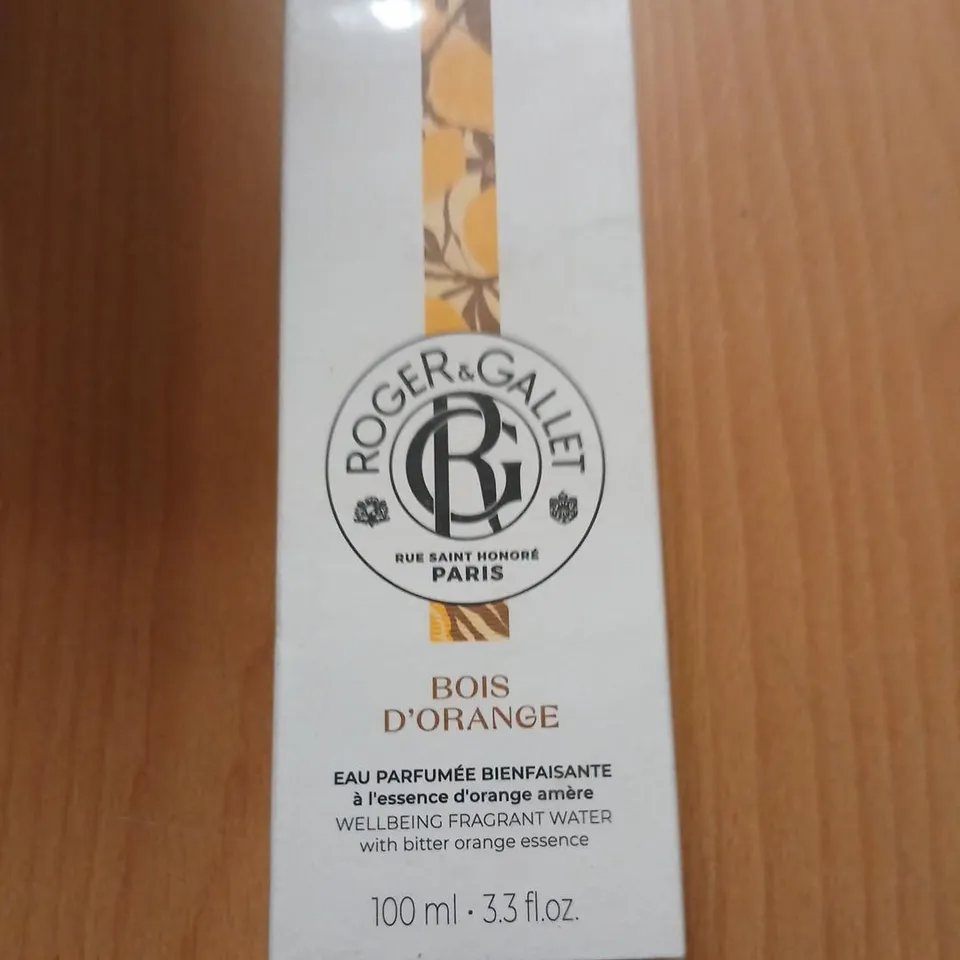 BOXED AND SEALED ROGER AND GALLET RUE SAINT HONORE PARIS BOIS D'ORANGE EAU DE PARFUM 100ML