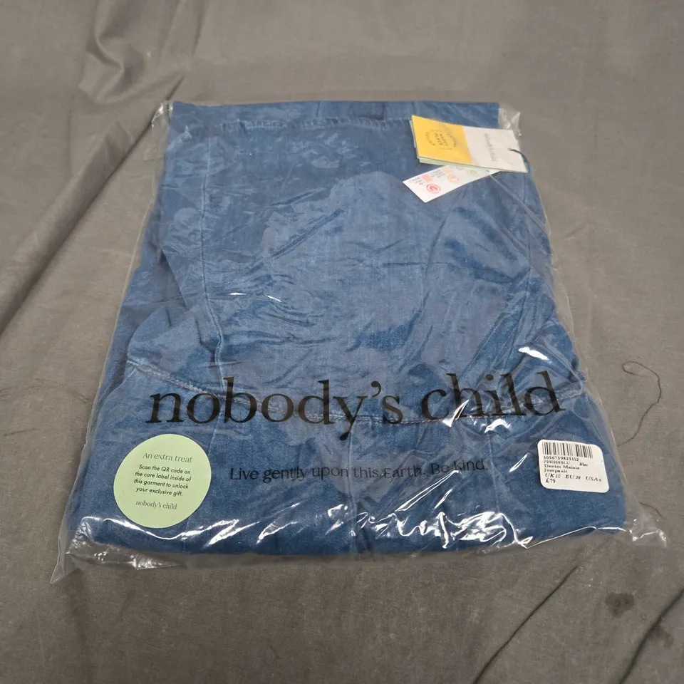 SEALED NOBODYS CHILD DENIM MAISIE JUMPSUIT - UK 10