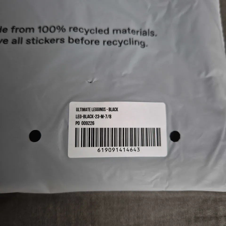 ADANOLA ULTIMATE LEGGINGS - BLACK, UK SIZE M (7/8 LENGTH)