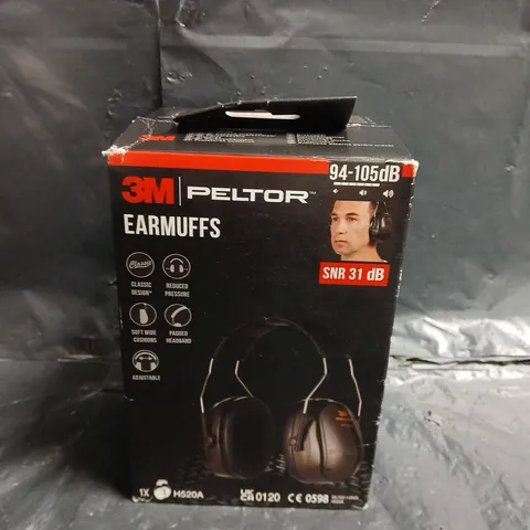 3M PELTOR EARMUFFS – BOXED (MODEL H520A)