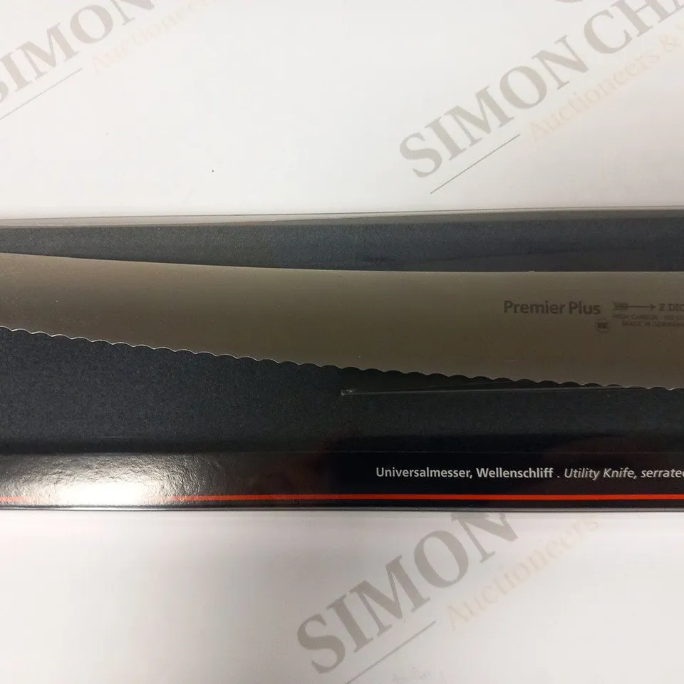 BRAND NEW BOXED DICK PREMIER PLUS FORGED SERIES 26CM UTILITY KNIFE WITH SERRATED EDGE 8 1451 26