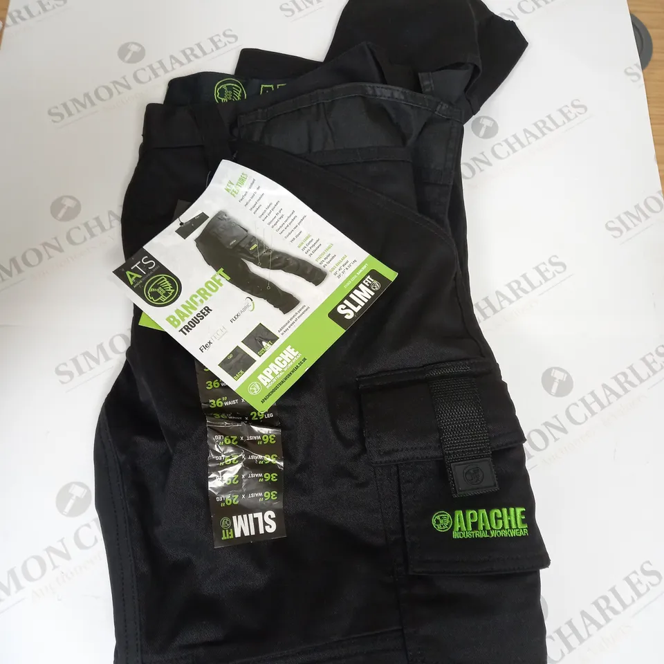 APACHE SLIM FIT WORK TROUSERS SIZE W36 L29