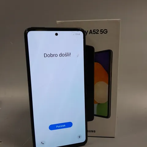 BOXED SAMSUNG GALAXY A52 SMARTPHONE 