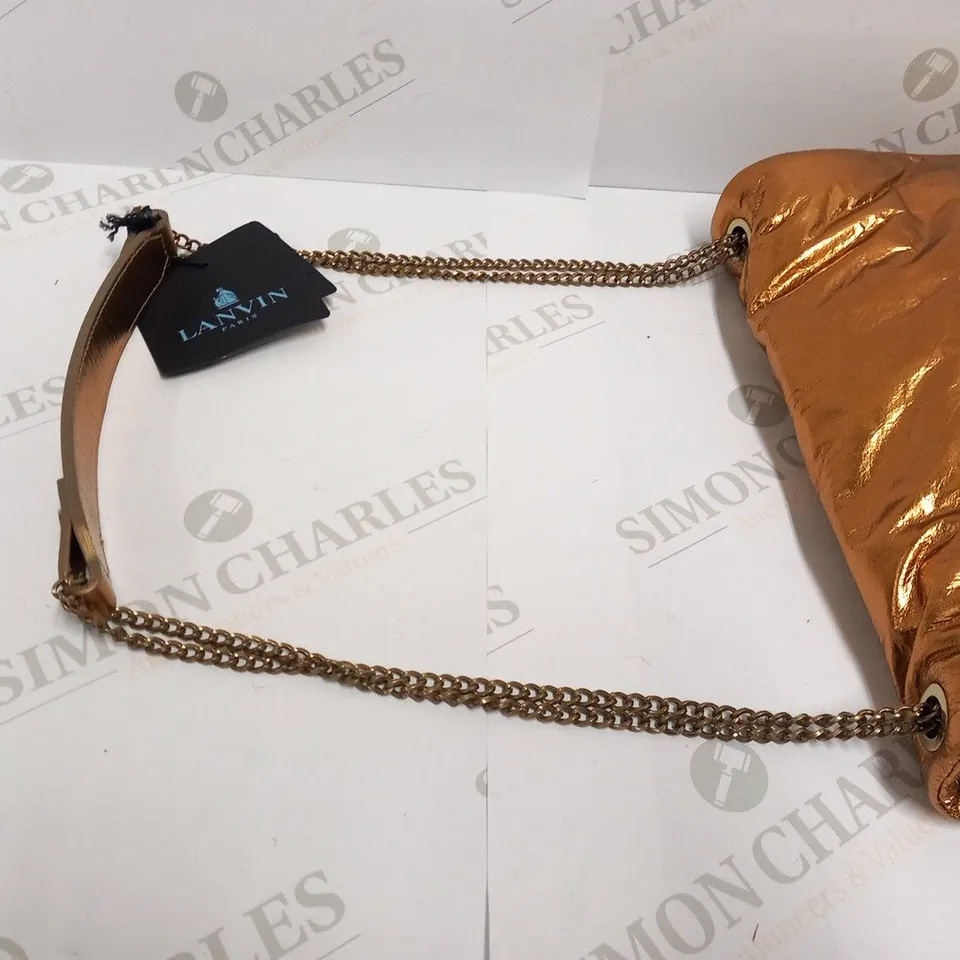 LANVIN PARIS SUGAR AND METALLIC BAG