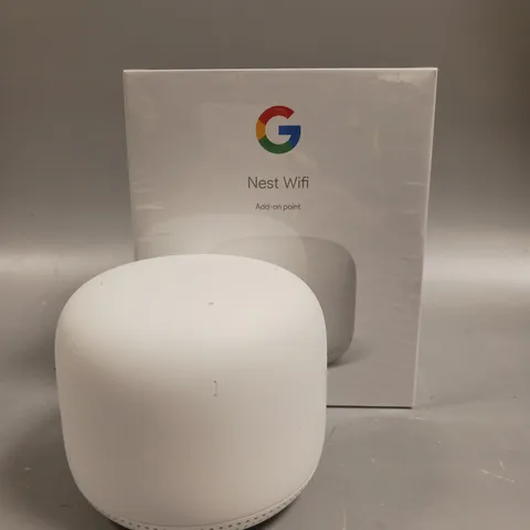 BOXED GOOGLE NEST WIFI ADD-ON POINT