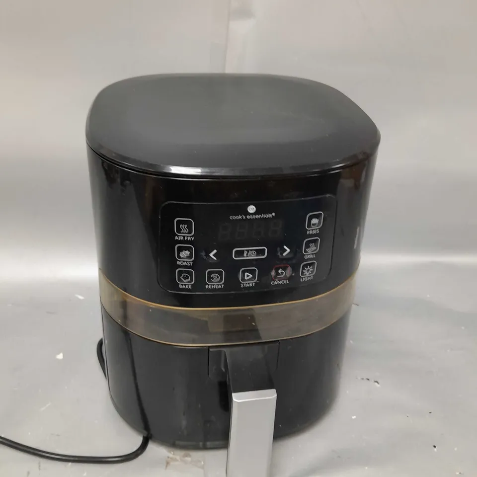 COOK'S ESSENTIALS 4L AIR FRYER IN BLACK