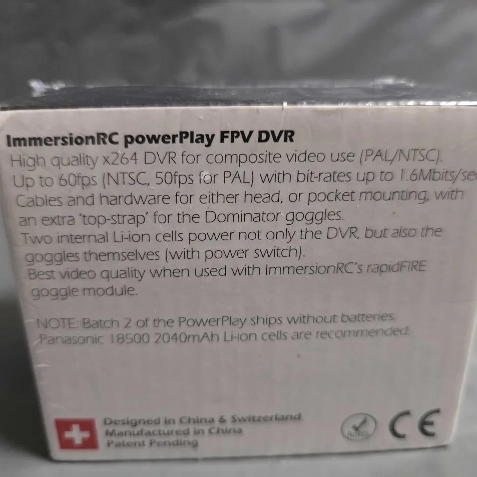 SEALED IMMERSION R/C POWERPLAY FPV DVR