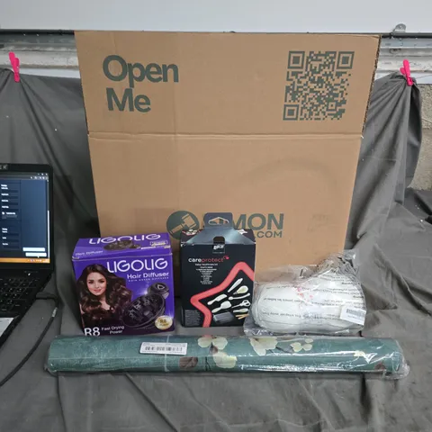 APRROXIMATELY 8 ITEMS OF ASSORTED HEALTH & BEAUTY ITEMS INCL. HAIR DIFFUSER, CAREPROTECT KIT & YOGA MAT.