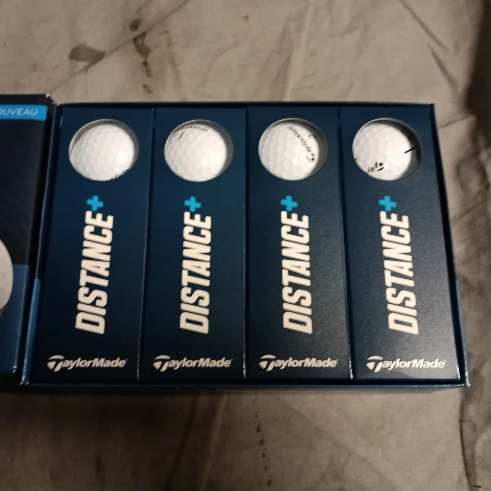 TAYLORMADE DISTANCE+ GOLF BALLS - 12-PACK