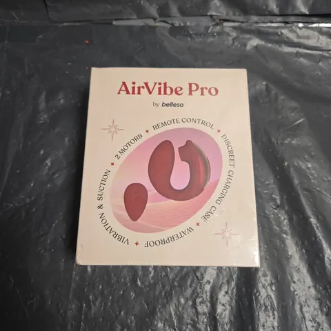 SEALED AIRVIBE PRO BY BELLESA - REMOTE-CONTROLLED VIBRATOR WITH CHARGING CASE