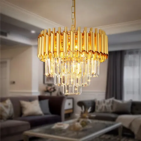 BOXED ANNELET - LIGHT UNIQUE CHANDELIER (1 BOX)